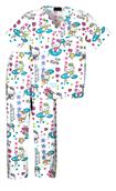Scribble Kitty V-neck kids dolman